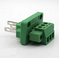 3.81mm plug-in terminal block 15EDGWB-3.81MM 1