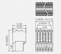 pluggable terminal block 2.54MM Female FPS0.5-XX-254-28