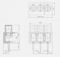 AOSI Factory Plastic Terminal Block Connector DG166 T4 5.0