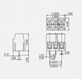 Screw PCB Terminal Blocks 5.0MM FET2.5-XX-500-00