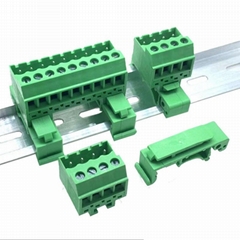 Rail type solderless butt joint 2EDG-UDB-5.08MM plug-in terminal connector