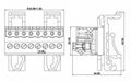 2EDGKD-5.08mm間距導軌式接線端子 2