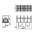 柵欄式接線端子DG/KF25C 45C 7.62-9.5mm間距 2