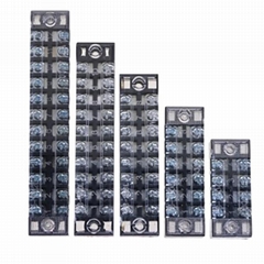 Dual Row Strip Screw Terminal Block Fixed Wiring Board wire connector