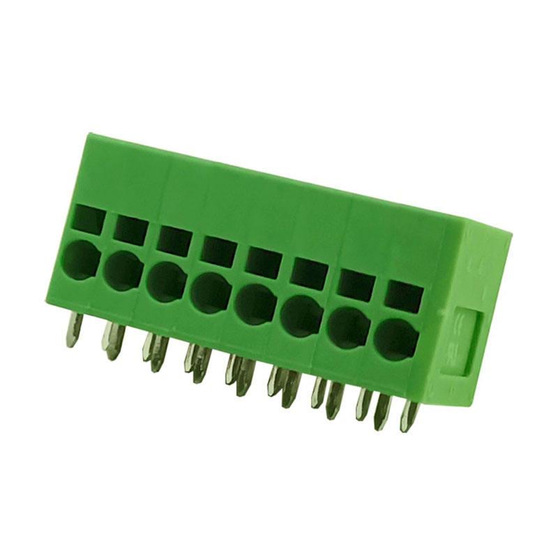 KF205V-3.5/5.0mm间距免螺丝弹簧式pcb接线端子