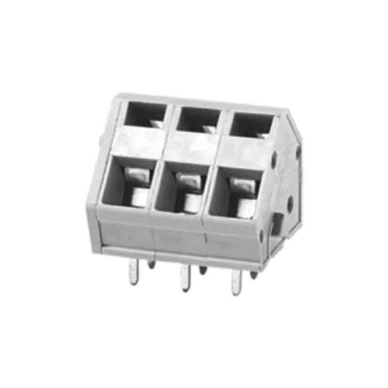 弹簧式pcb接线端子245-5.0mm间距免螺丝