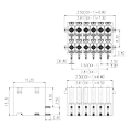 pluggable terminal block 3.81MM Male FPH1.5-XX-381-02RF