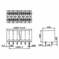 3.5mm间距双层插拔式pcb接线端子15EDGKNH 2