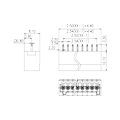 插拔式接線端子KF2EDGV-2.54mm間距免螺絲