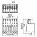 15EDGKDP-2.5mm間距免螺絲免焊彈簧式接線端子2EDGKD 2