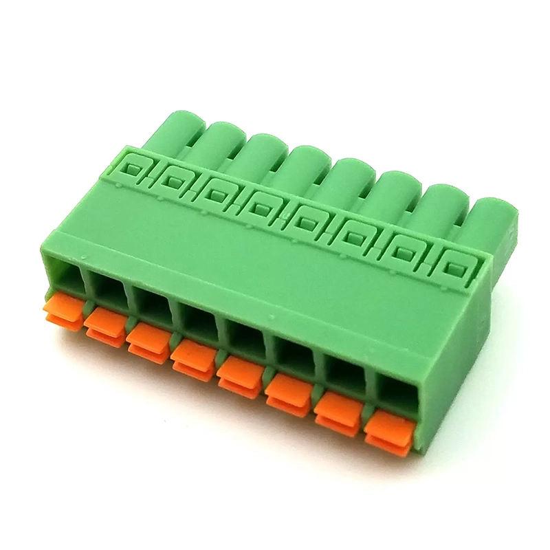 KF2EDGKN-5.0mm間距免螺絲插拔式pcb接線端子