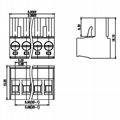 插头插拔式pcb接线端子连接器KF2EDGK5.08mm间距 2