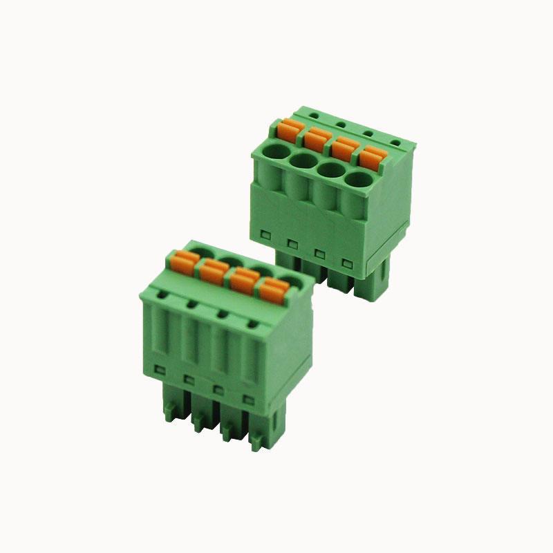 KF2EDGKD3.5mm間距彈簧式pcb接線端子