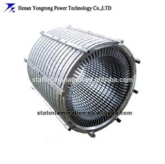 High voltage motor stator core
