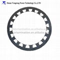 Permanent magnet motor stator lamination