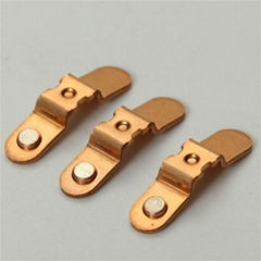 High Quality Battery Sliver Contact Plate with Spring