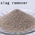 Foundry material slag remover for casting iron and steel 