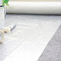 0.055-0.2mm Transparent Adhesive Anti-dirty carpet protective masking film 4