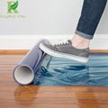 0.03-0.2mm Clear Blue Self Adhesive Hardwood Floor Protection Film 1