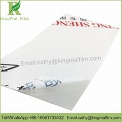 0.02-0.20mm Adhesive PE Printed Protective Film for PS(Polystyrene) Sheet