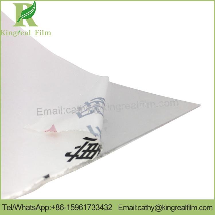 0.02-0.20mm Adhesive PE Printed Protective Film for PS(Polystyrene) Sheet 4
