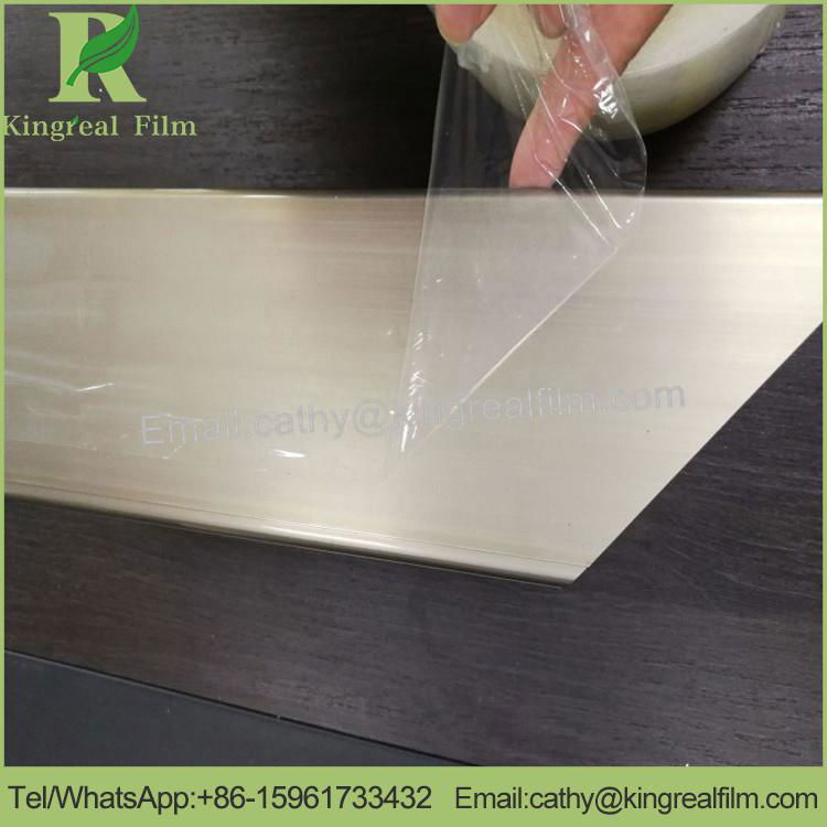 0.02-0.20mm Customized Clear Anti-Scratch Mirror Silver Protective Film 4
