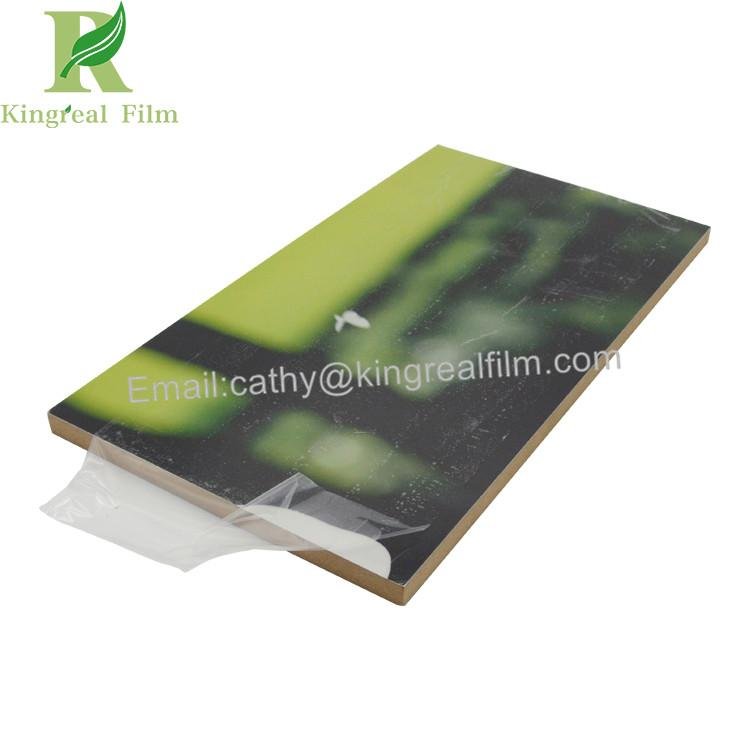 0.03-0.2mm Clear Self Adhesive High Gloss UV Sheet Protective Film 4