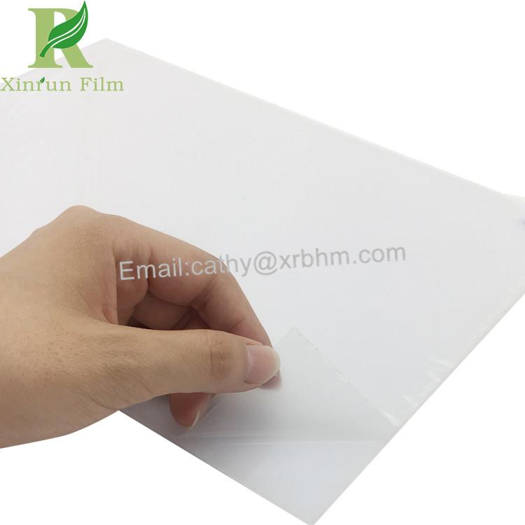 0.03-0.2mm Customized Self Adhesive Surface Protection Film Sheets 4