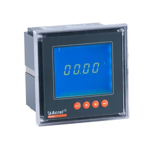 PZ48LAI Acrel digital LCD single phase current meter panel size 48