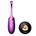 Fox silicone sex toy Kegel rechargeable ball vibrator for female