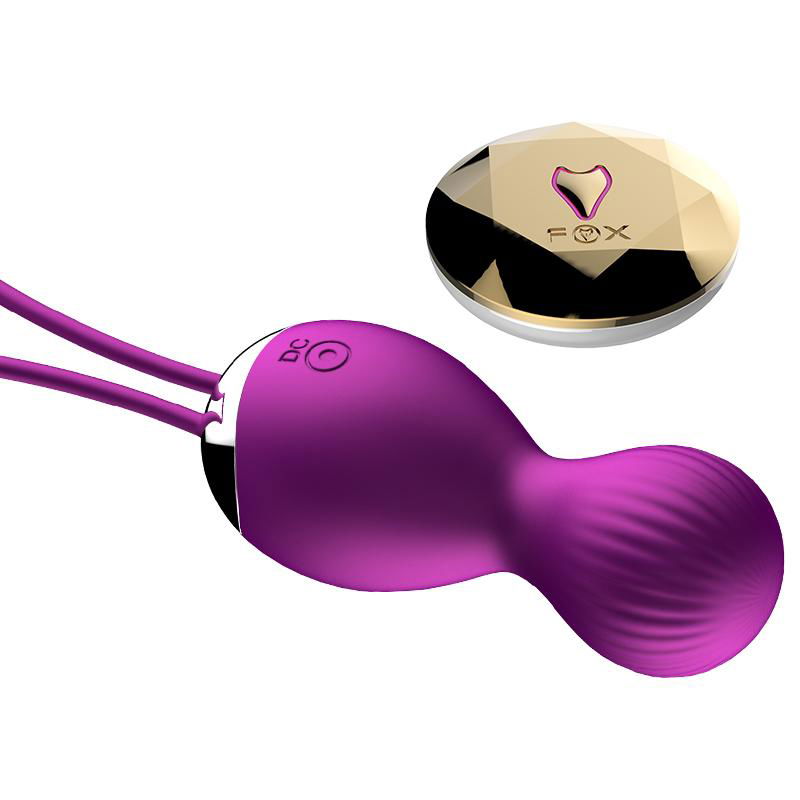 Hot sale Fox kegel ball silicone vibrator sex toy 4