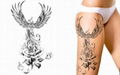 Body jewelry tattoo designs temporary metallic golden tattoo sticker 2