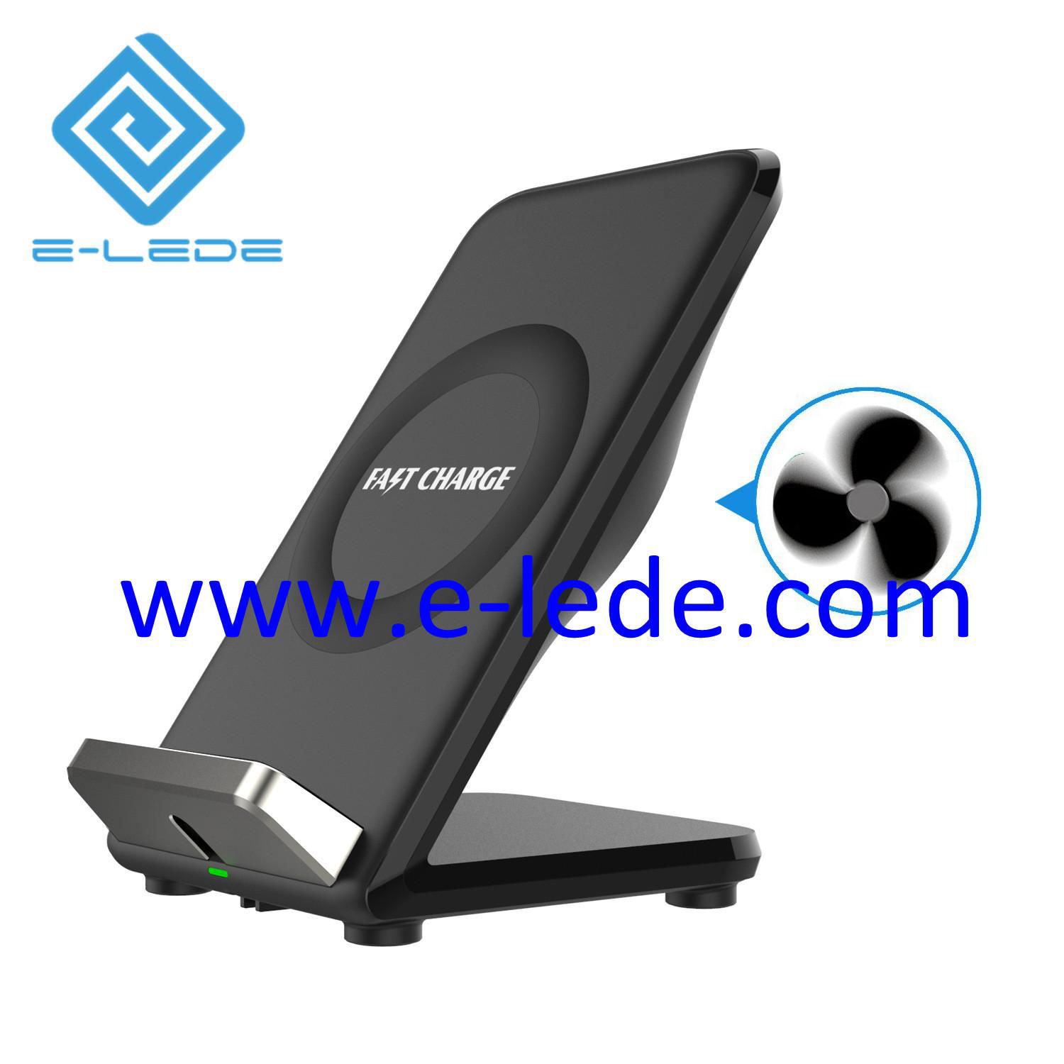 10W Qi Wireless Charger with Fan 3