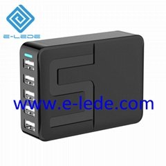 5 Port 40W USB Wall Travel Charger