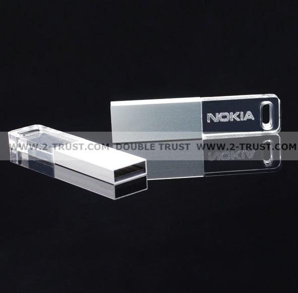 Crystal USB Flash Drive Portable Acrylic U Disk 2