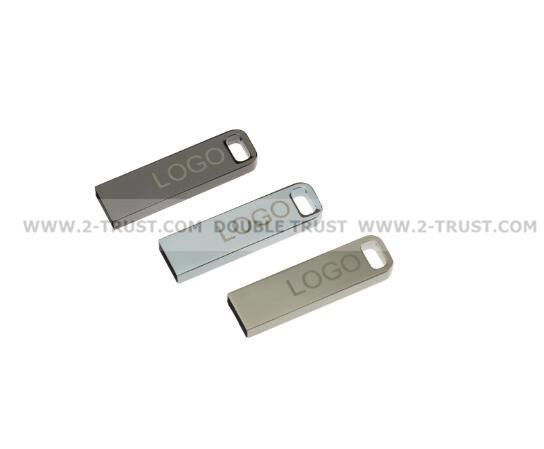Metal Mini USB Flash Drives with Key chain 2