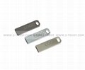 Metal Mini USB Flash Drives with Key chain
