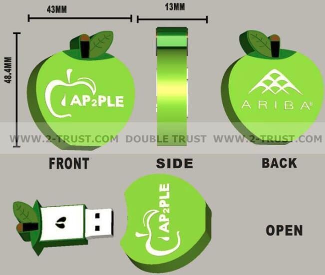 Customized any shape USB flash drive