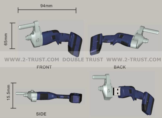 Customized any shape USB flash drive 2