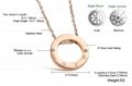 Gold Necklace Cheap Price with Rhinestone custom Logo Design Silver Chain 5