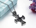 Alloy Crucifix Necklace Stainless Steel