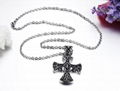 Alloy Crucifix Necklace Stainless Steel Gothnic Vampire  Black Plating  Pendant 5