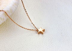 Star Necklace Personalized Jewelry Product Gold Rose Gold Silver Make In China  