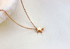 Star Necklace Personalized Jewelry Product Gold Rose Gold Silver Make In China