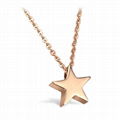 Star Necklace Personalized Jewelry Product Gold Rose Gold Silver Make In China   4