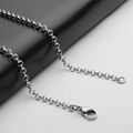 316L Mens Engagement Necklace with alloy