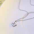 Square Section MINI Necklace on Factory 2018 New Hot stainless Chain Women"s  5