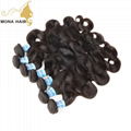 Virgin hair extensions brazilian body