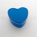 Heart Shaped Mint Tin Box Logo Printed 2