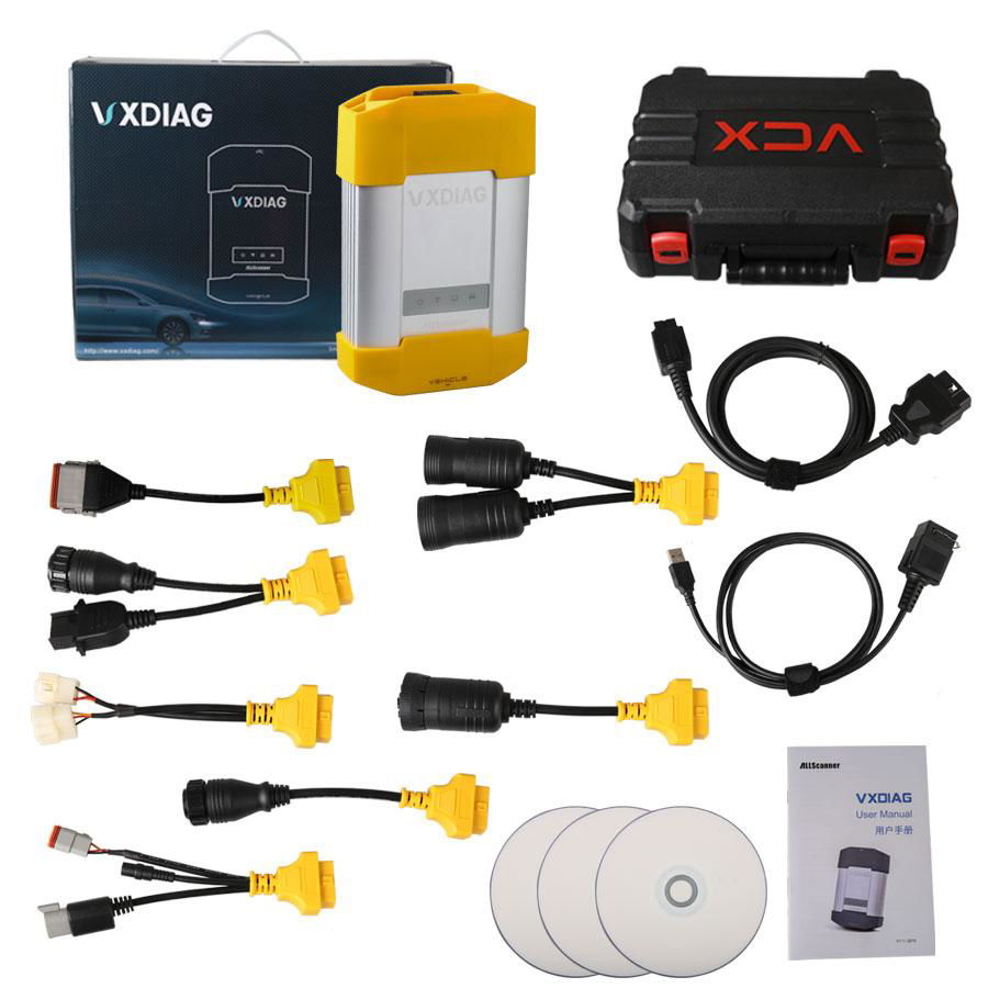 llscanner VXDIAG VCX HD Heavy Duty Truck Diagnostic System for CAT, VOLVO, HINO